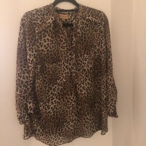 Leopard Print Blouse